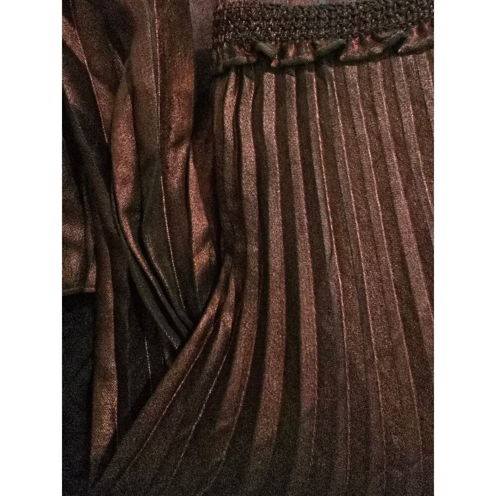 A.L.C. Scarlett Kravitz Dress Midi Metallic EUC Size 0 - Picture 4 of 7
